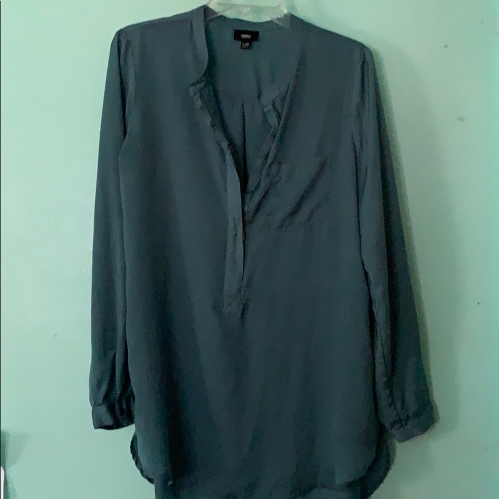 Dark turquoise blouse